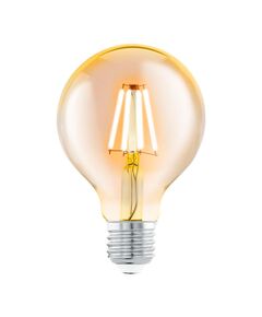 Cветодиодная лампа филаментная EGLO G80 [4W (E27), L125, 2200K, 330lm, янтарь]