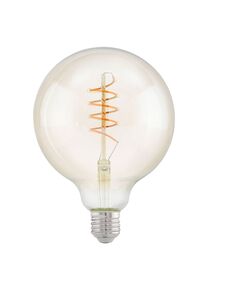 Лампа светодиодная филаментная EGLO "Спираль" G125 [4W (E27), L170, 2200K, 260lm, янтарь]