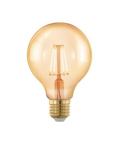 Лампа светодиодная филаментная диммируемая EGLO G80 [4W (E27), L122, 1700K, 320lm, золотая]