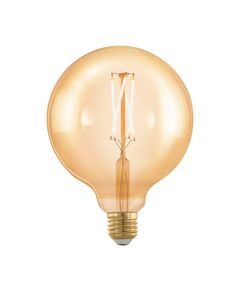 Лампа светодиодная филаментная диммируемая EGLO G125 [4W (E27), L167, 1700K, 320lm, золотая]