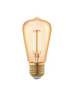 Лампа светодиодная филаментная диммируемая EGLO ST48 [4W (E27), L102,  1700K, 320lm, золотая]