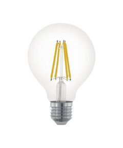 Лампа светодиодная филаментная диммируемая EGLO G80 [6W (E27), 2700K, 806lm, прозрачный]