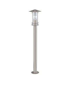 Уличный светильник напольный LISIO [1х60W(E27), H1000, нерж. сталь/стекло]