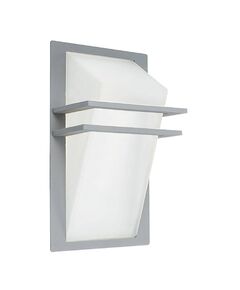 Уличный светильник настенный PARK [1х60W(E27), алюминий, серебряный/матовое стекло]