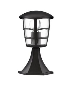 Уличный светильник напольный ALORIA,[ 1х60W(E27), H300, алюминий, черный/пластик прозрачный]