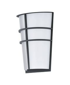 Уличный светодиодный светильник настенный BREGANZO [2х2,5W(LED), H250, сталь, антрацит/пластик]