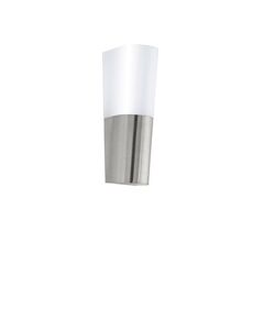Уличный светодиодный светильник настенный COVALE [1х6W(LED), H285, нержав. сталь/пластик, белый]