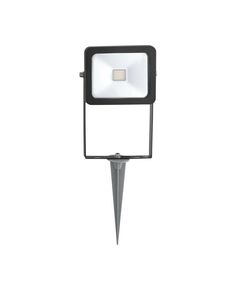 Ландшафтный светодиодный спот FAEDO 2 на колышке с кабелем и штекером,[10W (LED),  H405, алюм., черный, стекло,  хол. Свет]