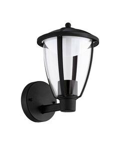 Уличное светодиодное бра COMUNERO, [1x6W(LED), алюминий/черный/прозрачный, IP44]