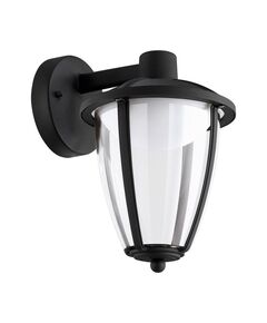 Уличный светодиодный светильник настенный COMUNERO [1х6W (LED), L200, H275, лит. алюминий, черный, серебрян./пластик, прозрач., белый]