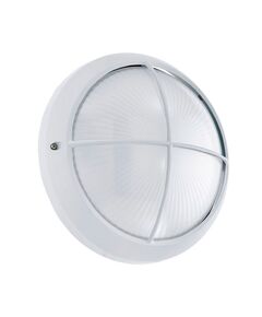 Уличный светодиодный светильник настенно - потол. SIONES 1 [11W(LED), литой алюминий, белый/структ. стекло, белый]