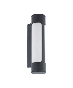 Уличный светод. светильник наcтенный TONEGO [ 2х6W(LED), L75, H310, A100, гальван. сталь, антрацит/пластик, белый]