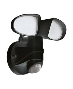 Уличный светод. светильник настенный PAGINO c датчиком дв-я [15W(LED), 1600lm, L245, H220, A180, пластик, черный]