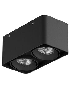 052327-IP65 Светильник MONOCCO LED 2х10W 1200LM 30G ЧЕРНЫЙ 3000K (в комплекте)