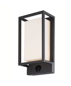 WALL LIGHT GRAPHITE LED CAMERA/WIFI/CCT  3000K GRAPHITE