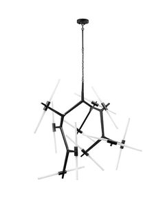 Люстра STRUTTURA [20х40W G9 ЧЕРНЫЙ МАТОВЫЙ (в комплекте)]