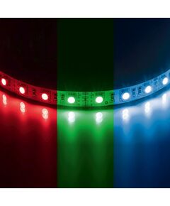 400050 Лента 5050LED 12V 14.4W/m 60LED/m 10-12lm/LED IP20 RGB 200m/box ЦВЕТНАЯ