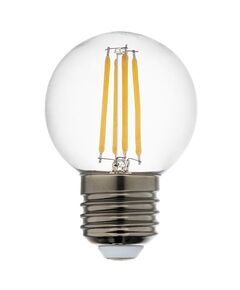 933824 Лампа LED FILAMENT 220V G50  E27 6W=65W 400-430LM 360G CL 4000K 30000H (в комплекте)