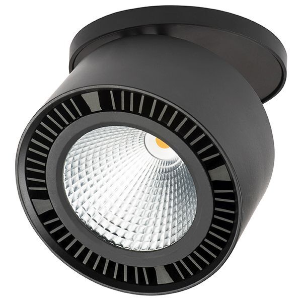 Светильник  FORTE INCA LED 26W [1950LM 30G ЧЕРНЫЙ 3000K (в комплекте)]