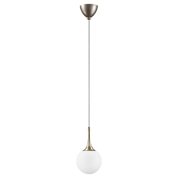 Подвес GLOBO [1х40W E14 champagne gold/white (в комплекте)]