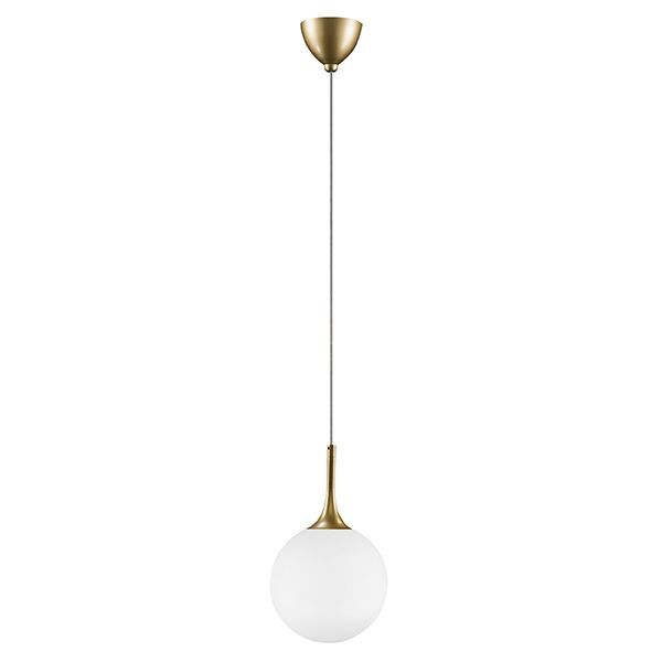 Подвес GLOBO [1х40W E14 gold/white (в комплекте)]