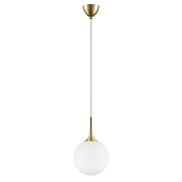 Подвес GLOBO [1х40W E14 gold/white (в комплекте)]