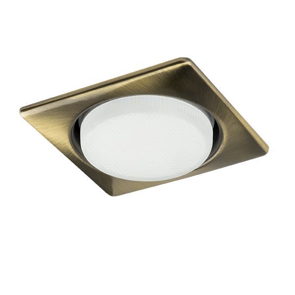 Светильник TENSIO Q [GX53 H4 220V SQUARE GREEN BRONZE (в комплекте)]