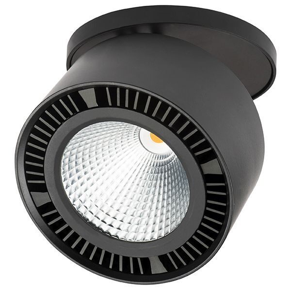 Светильник  FORTE INCA LED 40W [3400LM 30G ЧЕРНЫЙ 4000K (в комплекте)]