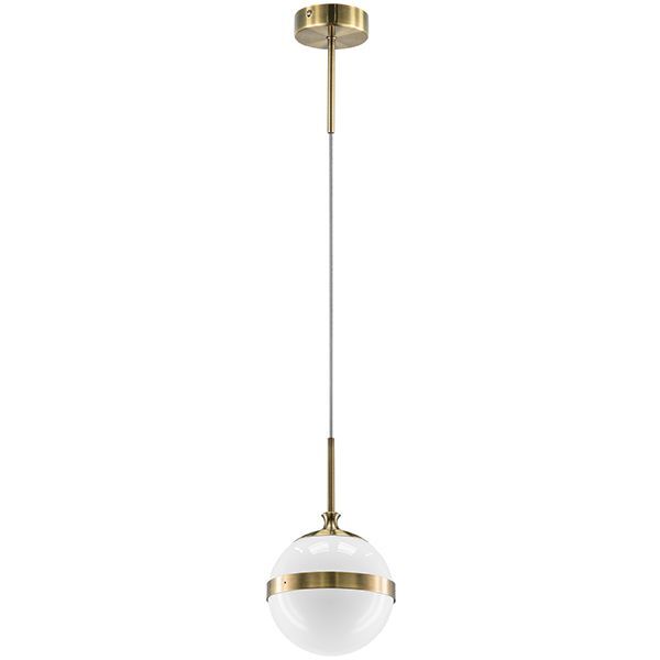 Подвес GLOBO [1х40W E14 electroplating bronze/white (в комплекте)]