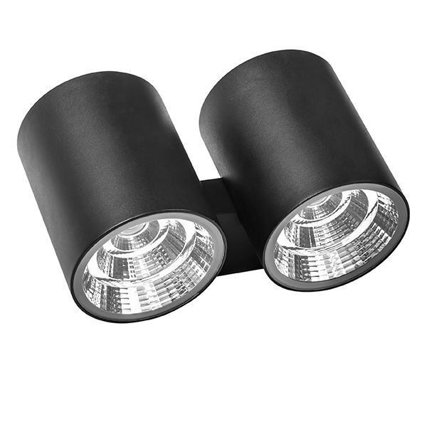 Светильник PARO [LED 2*2*15W 4700LM 15G ЧЕРНЫЙ 3000K IP65 (в комплекте)]