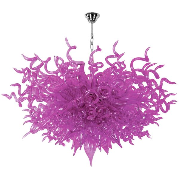 Люстра ARTGLASS  [LED 9х1W ФИОЛЕТ (в комплекте)]