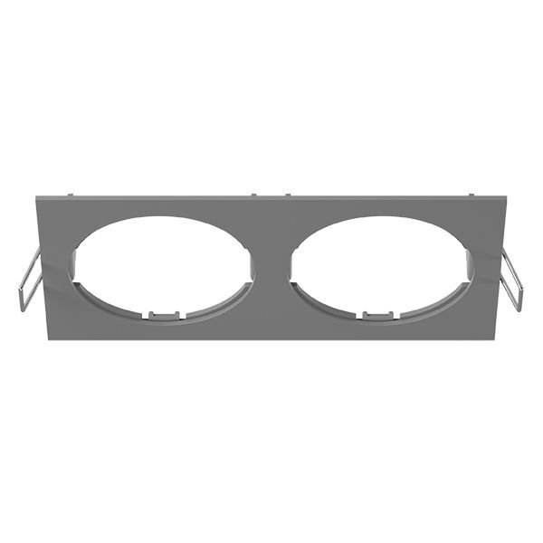 Рамка INTERO 16 [Double QUADRO СЕРЫЙ (в комплекте)]
