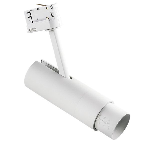 Светильник для 3-фазного трека FUOCO[LED 15W 950LM 5-60G БЕЛЫЙ 4000K IP20 (в комплекте)]