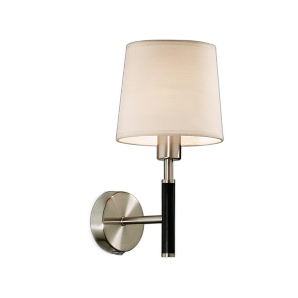 Бра GLEN ODL12 413 [никель/абажур, рогожка,c выкл  E14 40W 220V]