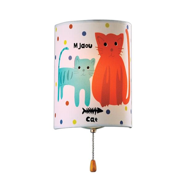Светильник ODEON Light CATS [цветной  c выкл  E14 40W 220V]