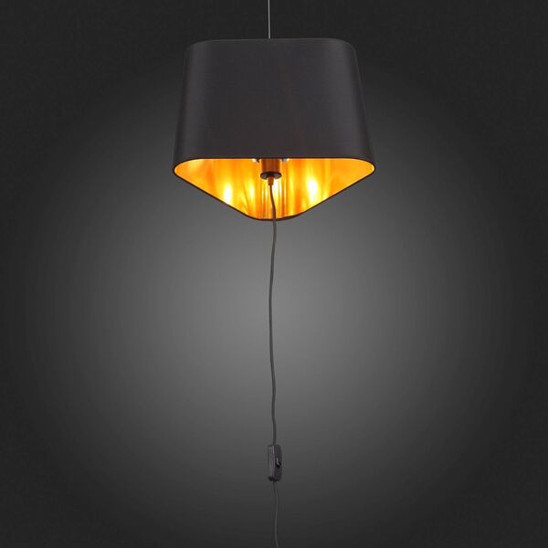 Светильник подвесной ST-Luce AMBRELA [Черный/Золото,Черный E27 1*40W]