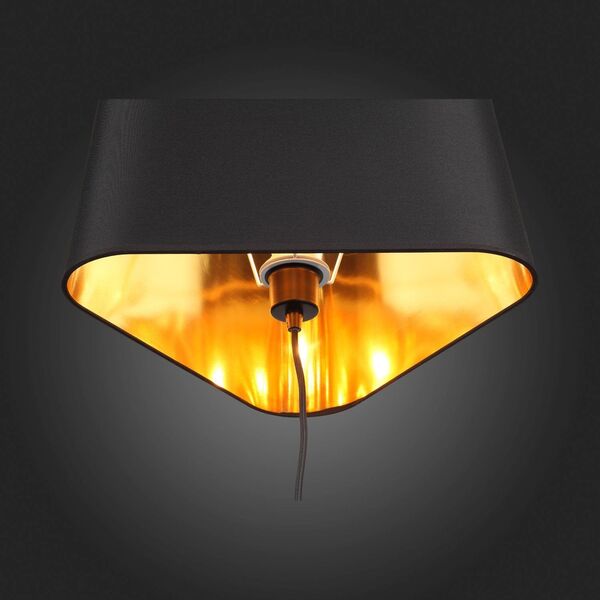 Светильник подвесной ST-Luce AMBRELA [Черный/Золото,Черный E27 1*40W]
