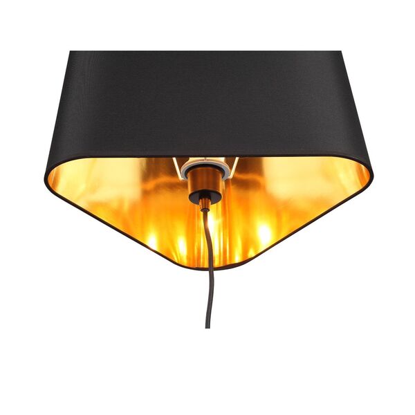 Светильник подвесной ST-Luce AMBRELA [Черный/Золото,Черный E27 1*40W]