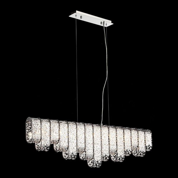 Светильник подвесной ST-Luce Joyl [Хром/Хром, Прозрачный G9 7*40W]
