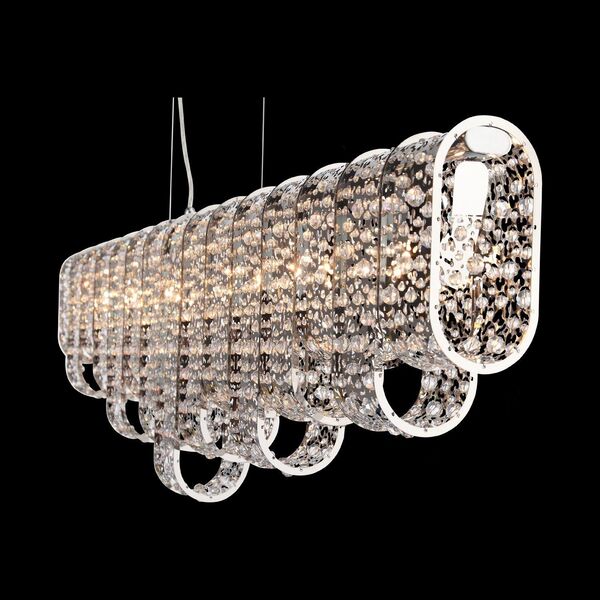 Светильник подвесной ST-Luce Joyl [Хром/Хром, Прозрачный G9 7*40W]