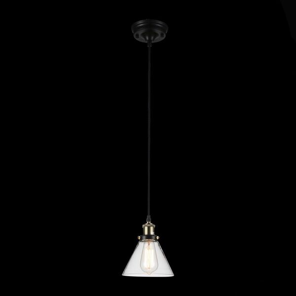Светильник подвесной ST-Luce EVOLUTO [Черный, бронза/Прозрачный E27 1*40W]
