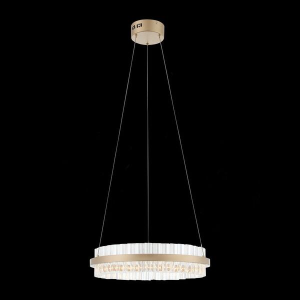 Светильник подвесной ST-Luce Cherio [Золото/Золото, Прозрачный LED 1*34W]