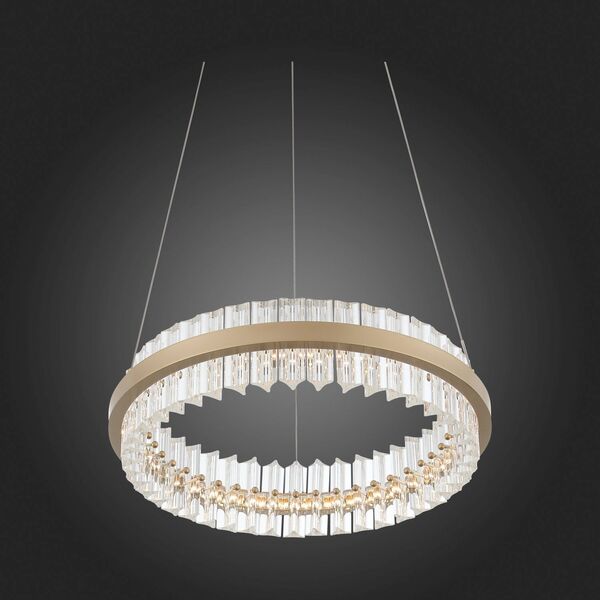 Светильник подвесной ST-Luce Cherio [Золото/Золото, Прозрачный LED 1*34W]