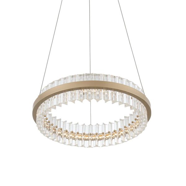 Светильник подвесной ST-Luce Cherio [Золото/Золото, Прозрачный LED 1*34W]