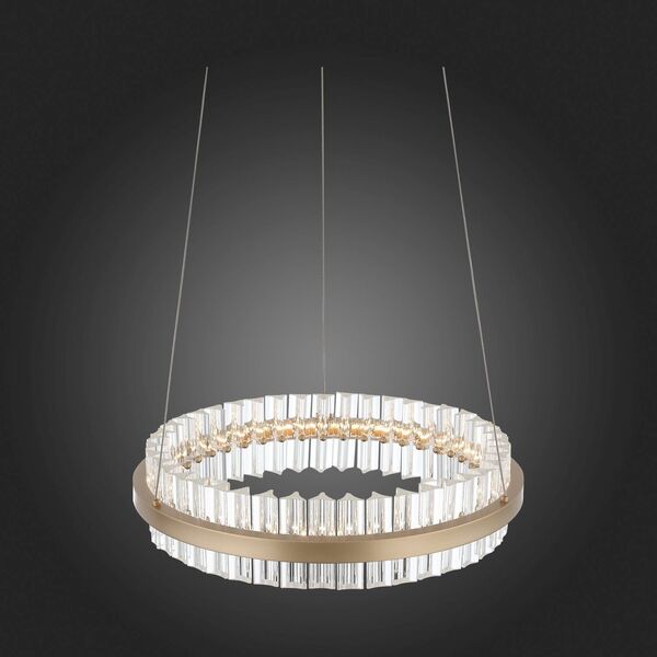 Светильник подвесной ST-Luce Cherio [Золото/Золото, Прозрачный LED 1*34W]