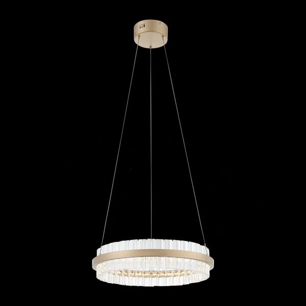 Светильник подвесной ST-Luce Cherio [Золото/Золото, Прозрачный LED 1*34W]