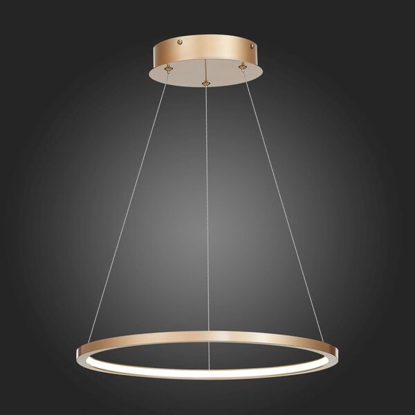 ST603.243.22 Светильник подвесной ST-Luce Золотистый/Белый LED 1*22W 4000K