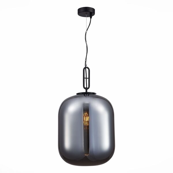 SL1050.713.01 Светильник подвесной ST-Luce Черный/Дымчатый E27 1*40W