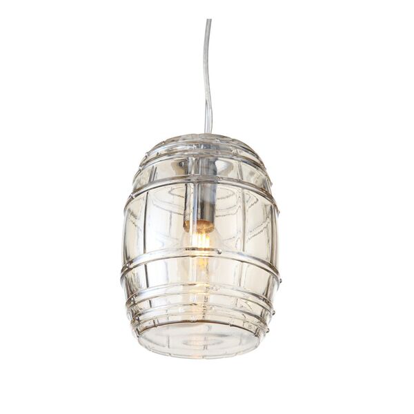 Светильник подвесной ST-Luce BARILLO [Хром/Коньячный E27 1*60W]