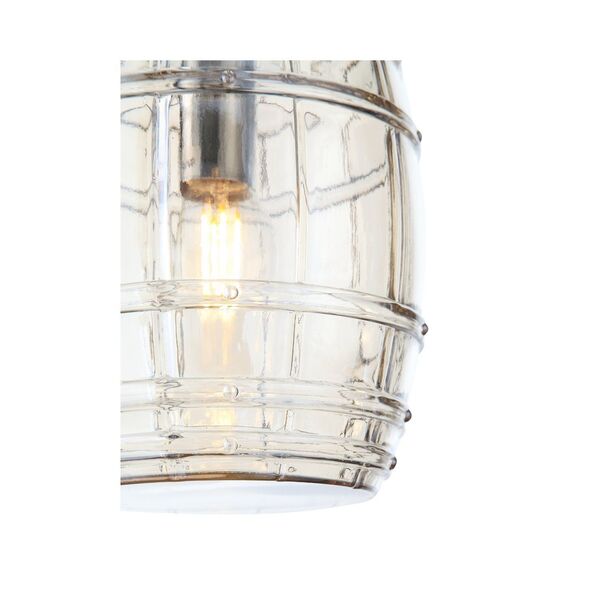 Светильник подвесной ST-Luce BARILLO [Хром/Коньячный E27 1*60W]